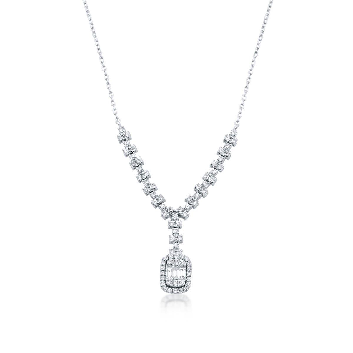 Pırlanta Baget Kolye