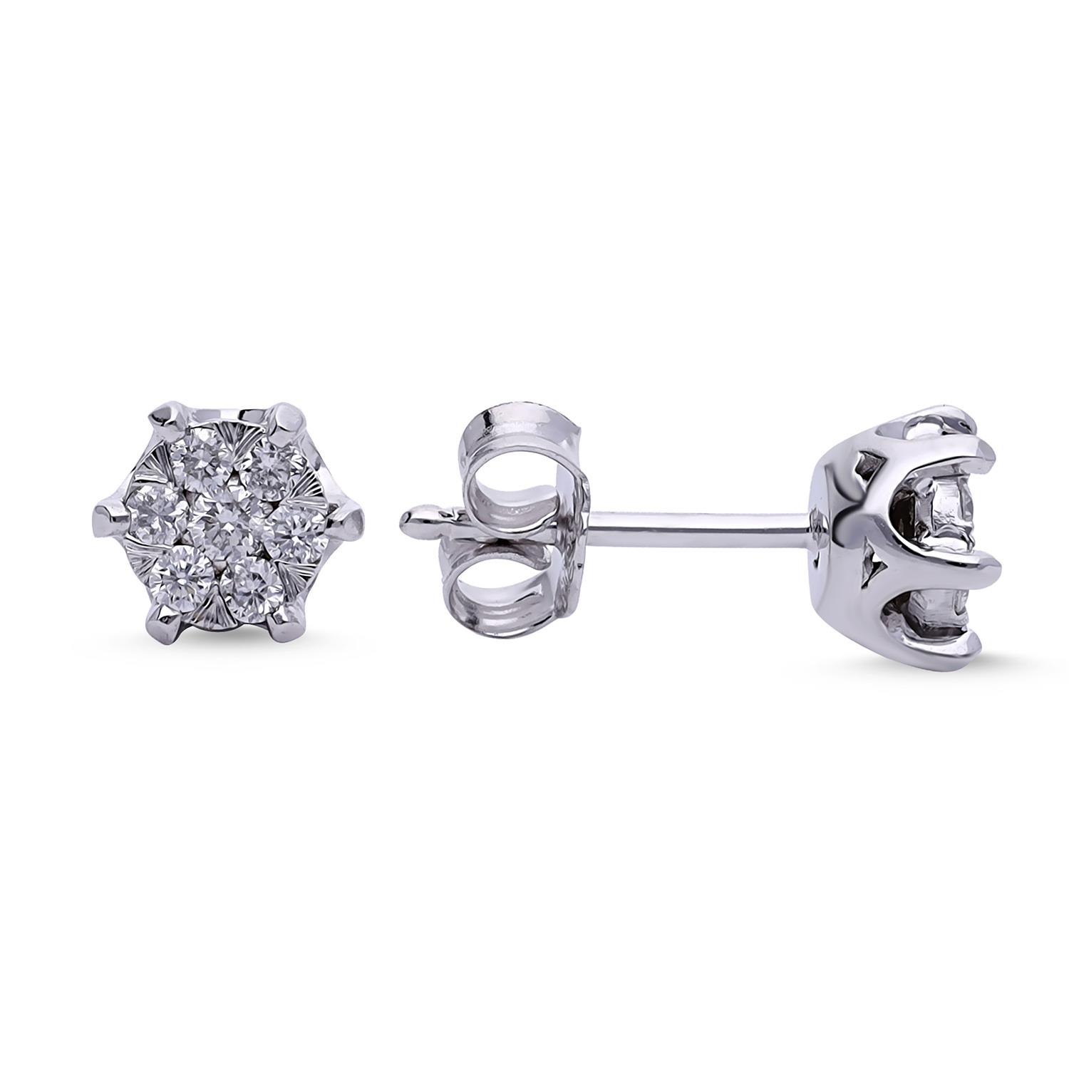 PIRLANTA FANTAZİ KÜPE 0.18 CT