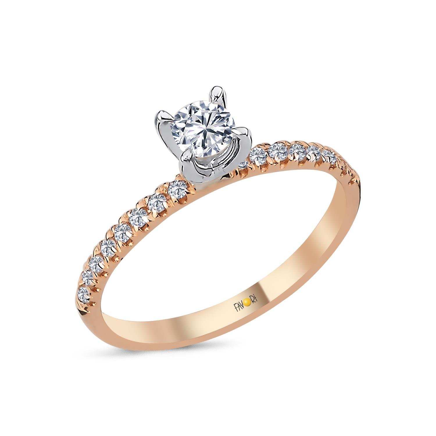 PIRLANTA FANTAZİ TEKTAŞ YÜZÜK 0.38 CT