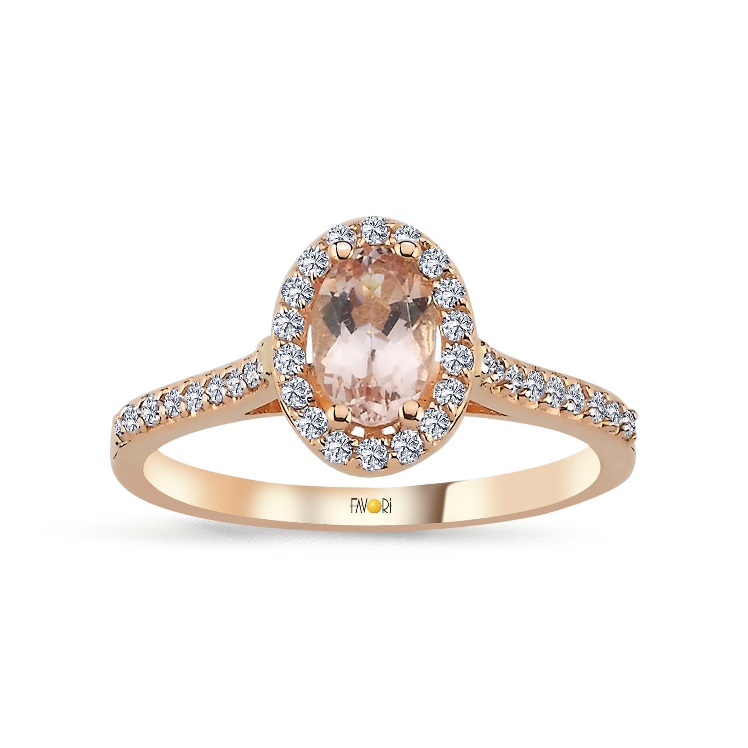 PIRLANTA MORGANİT YÜZÜK