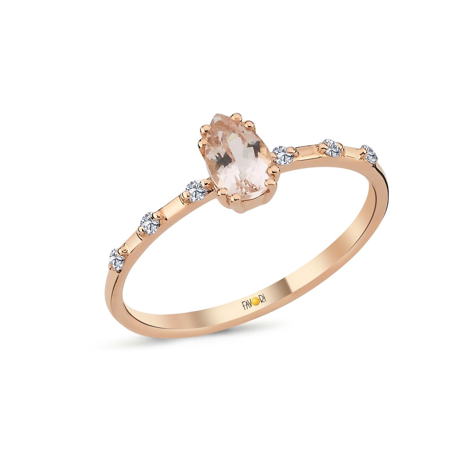 PIRLANTA MORGANİT YÜZÜK