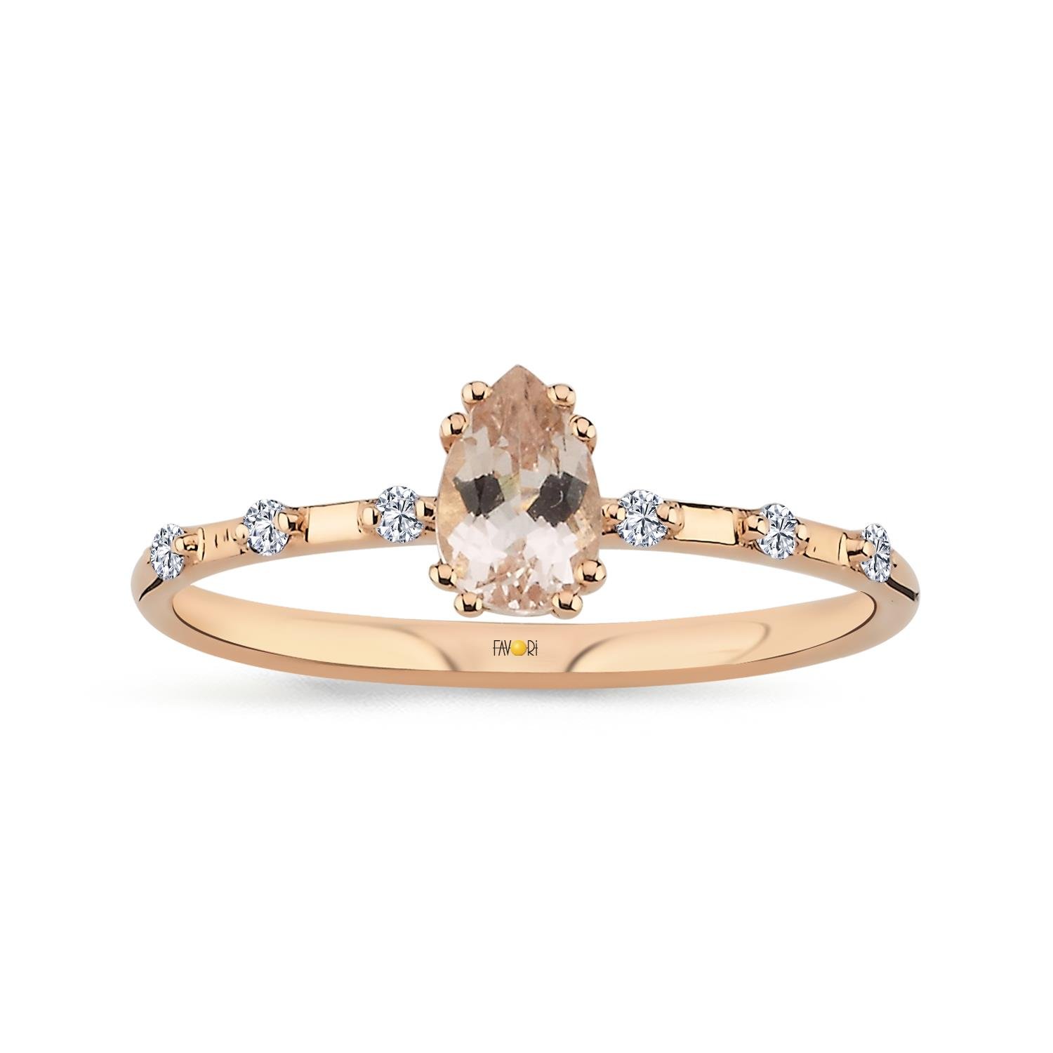 PIRLANTA MORGANİT YÜZÜK