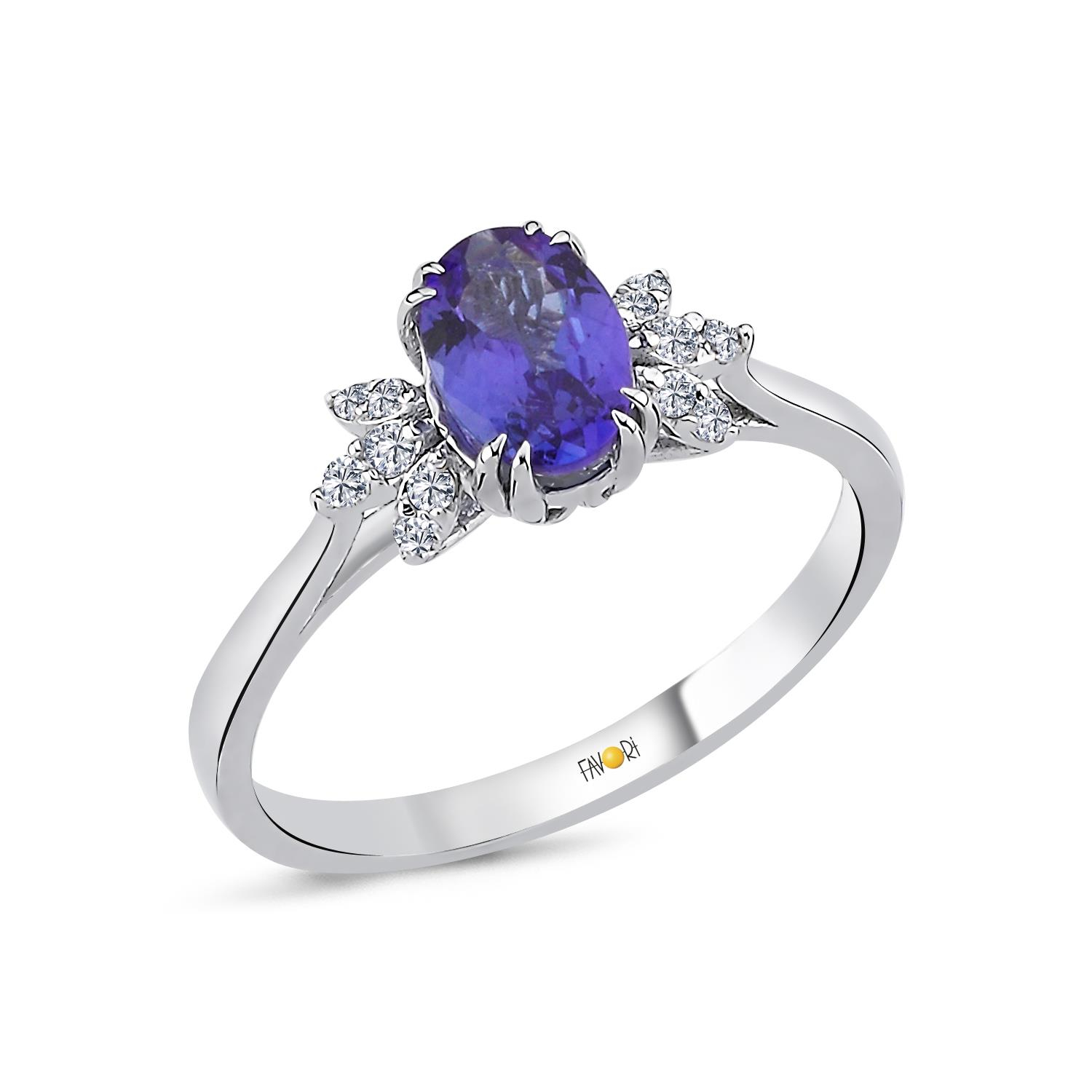 PIRLANTA TANZANİT YÜZÜK