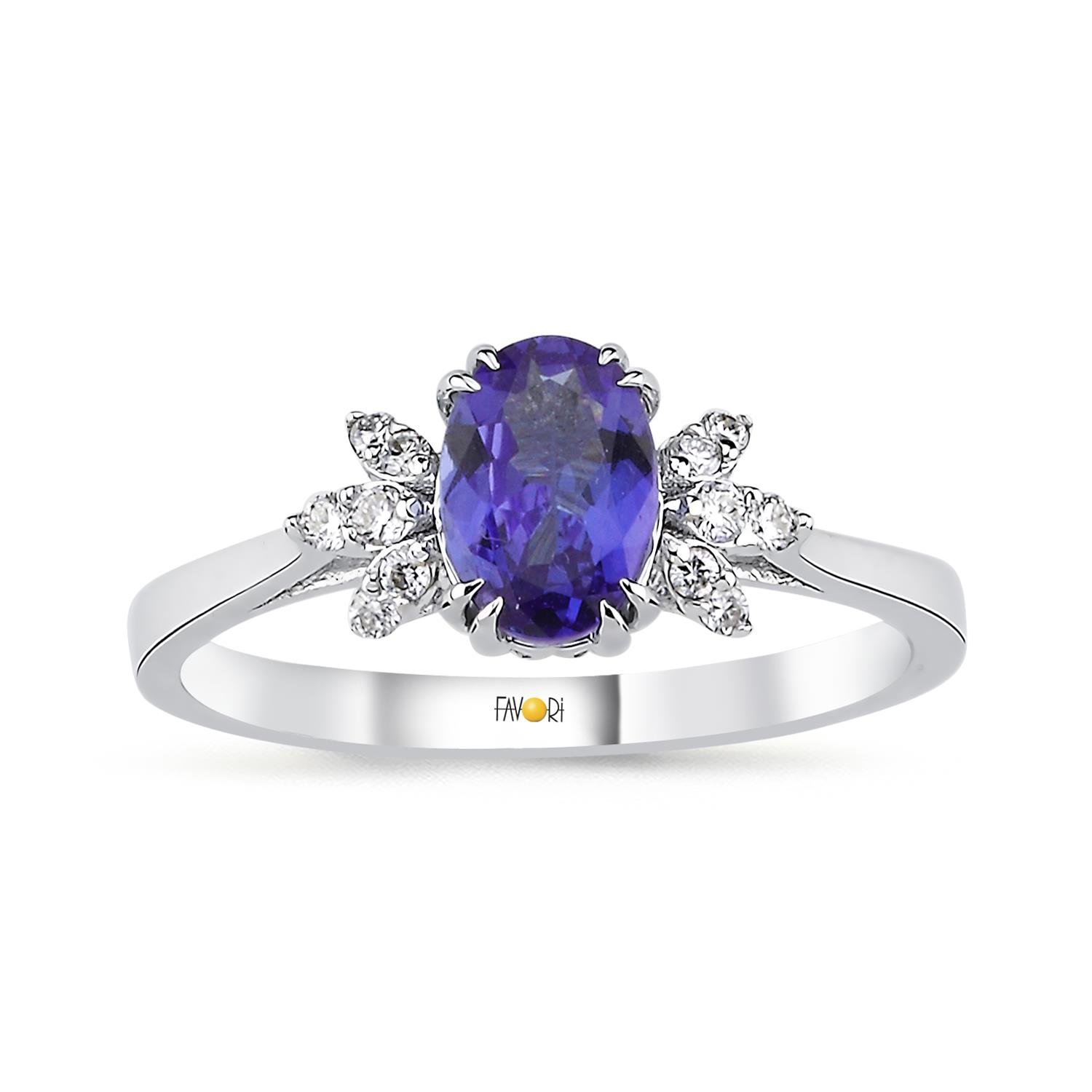 PIRLANTA TANZANİT YÜZÜK