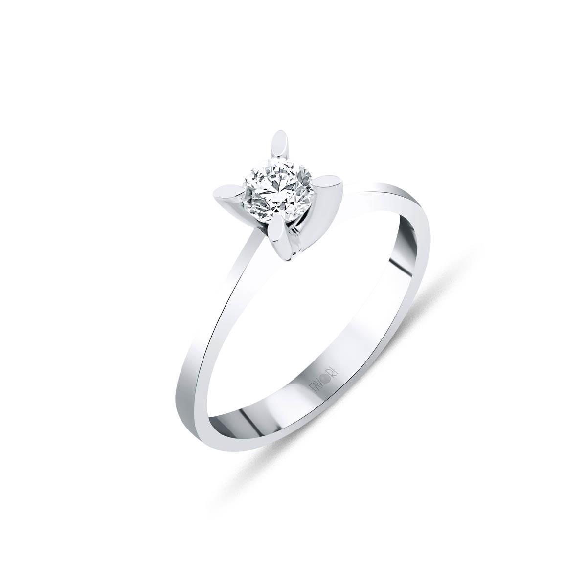 PIRLANTA TEKTAŞ YÜZÜK  0,24 CT