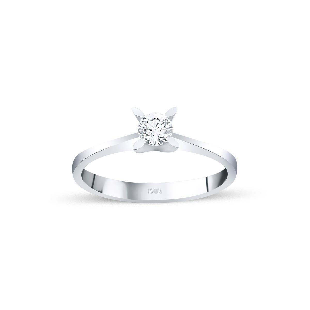 PIRLANTA TEKTAŞ YÜZÜK 0.35 CT