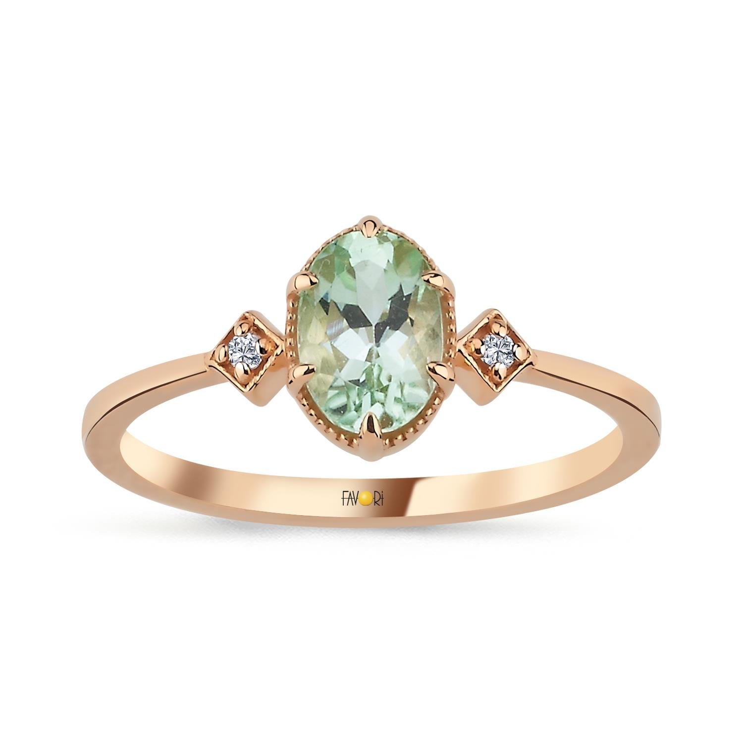 PIRLANTA TURMALİN YÜZÜK