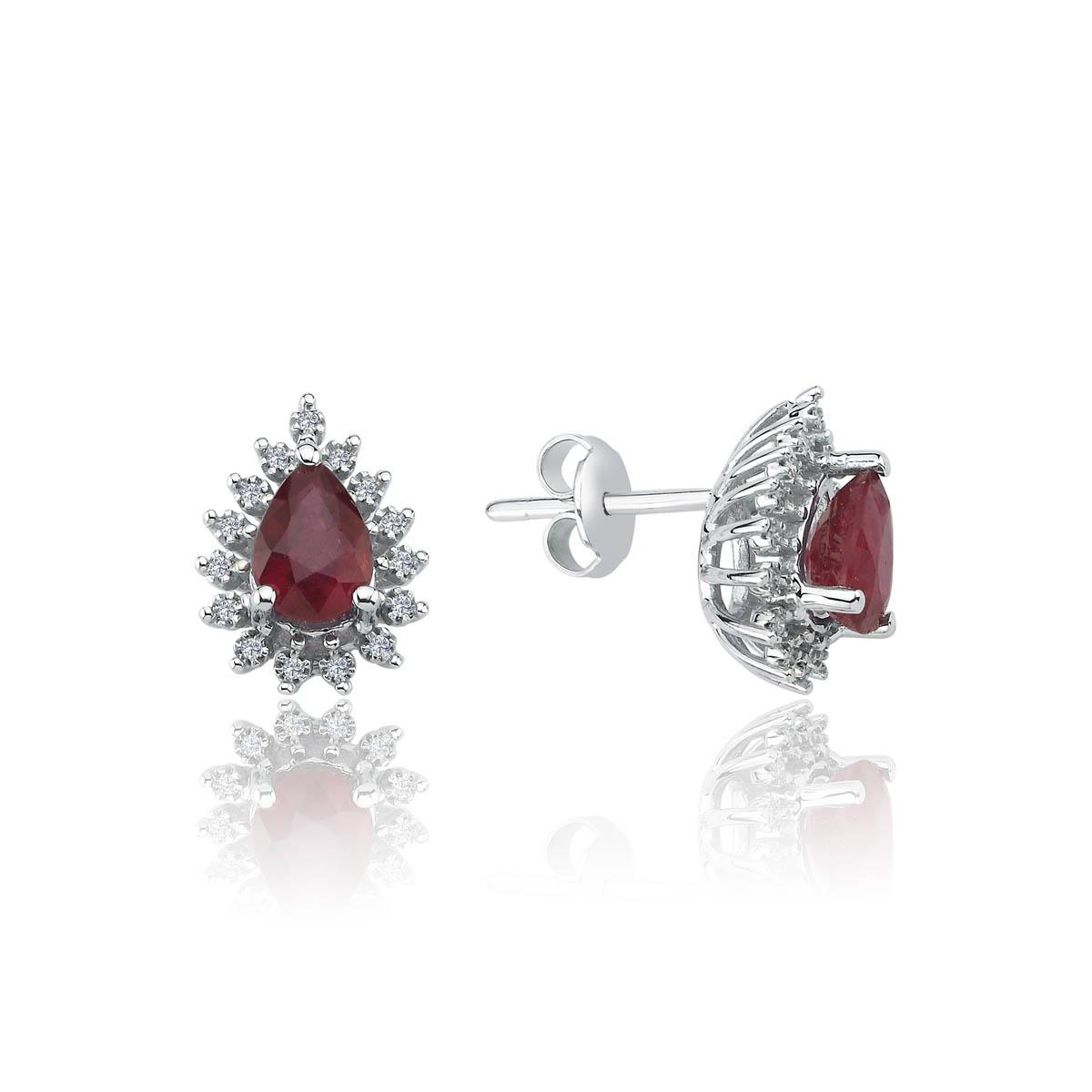 PIRLANTA YAKUT  KÜPE