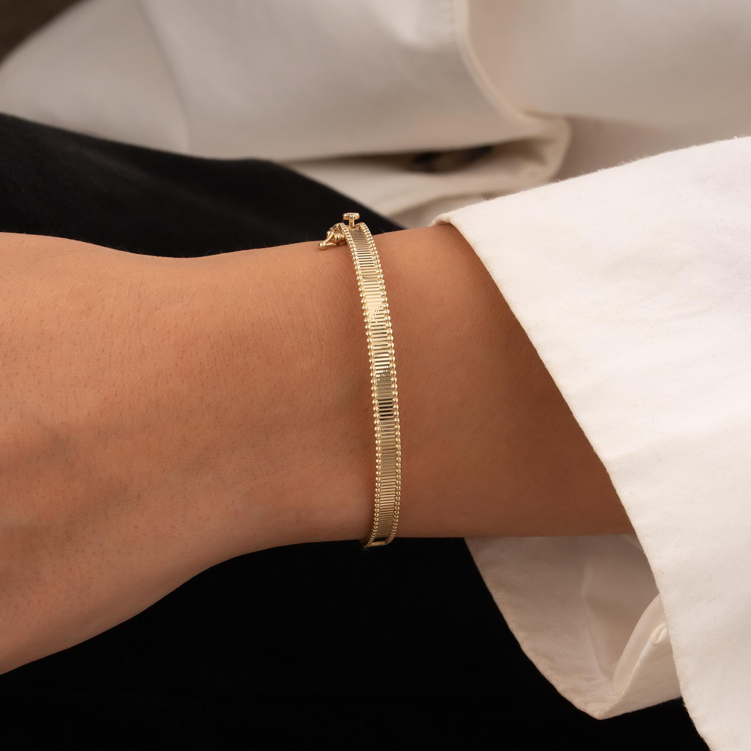 Tasarım 14 Ayar Altın Kelepçe