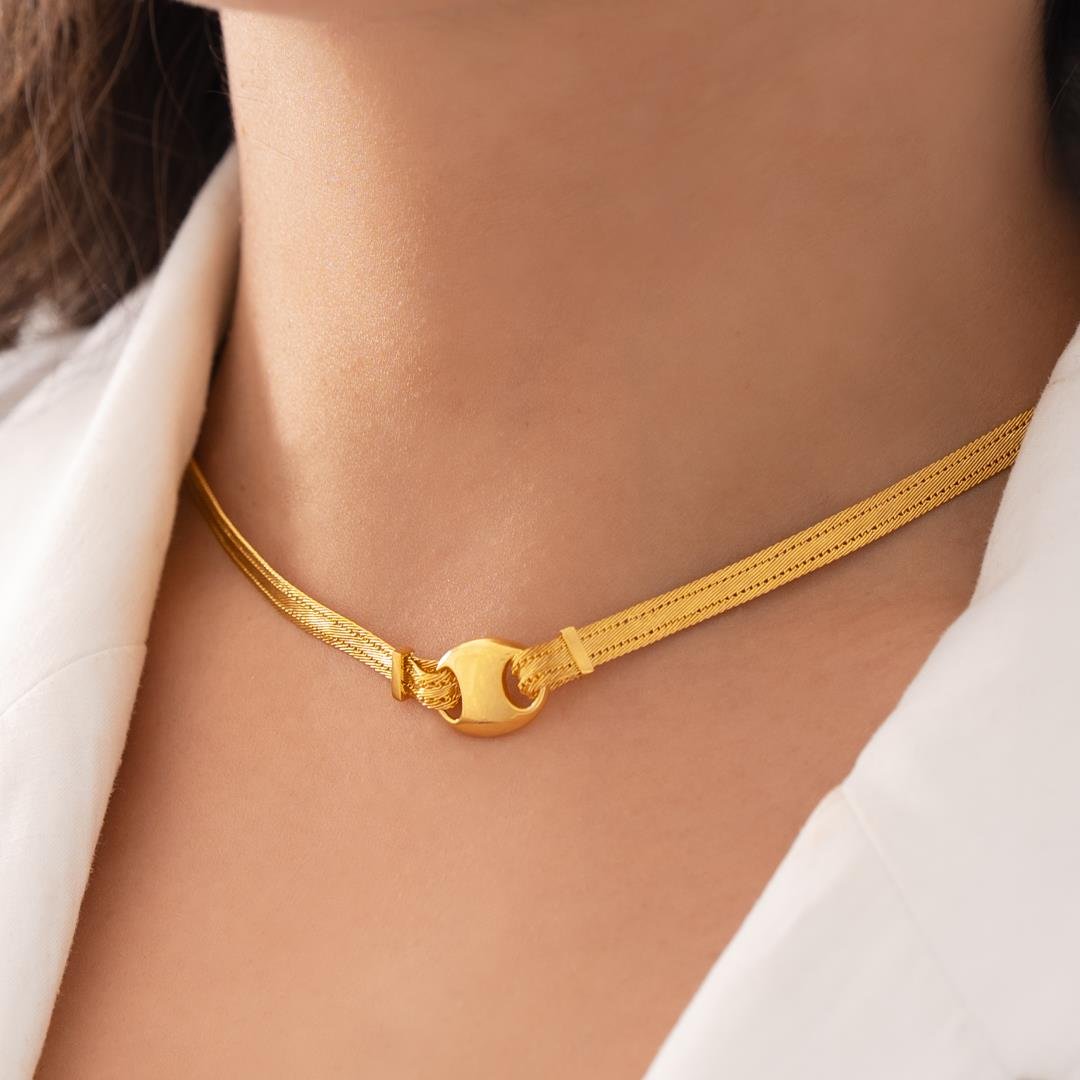 Trabzon Hasır Modern Montta Model 14 Ayar 3 Sıra Altın Set Sarı