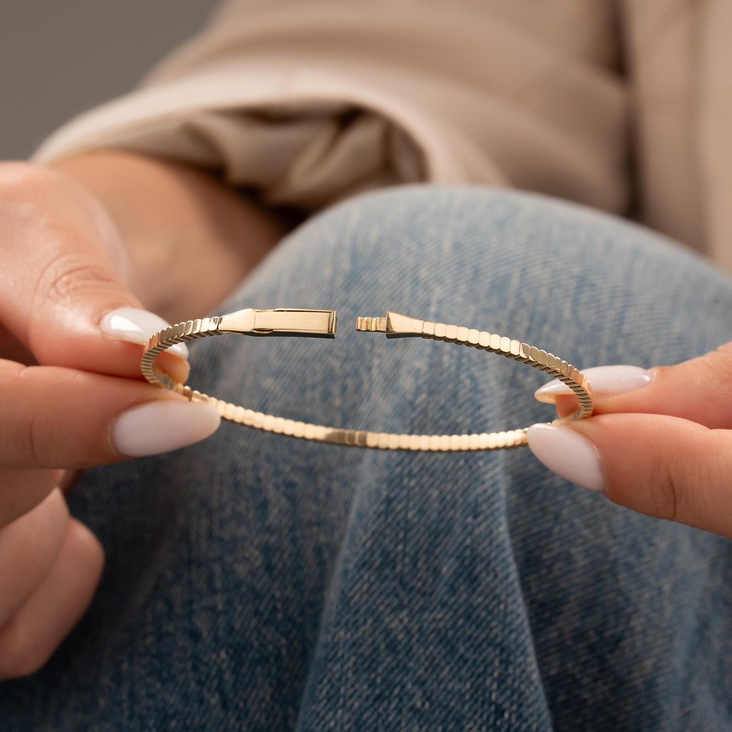 Trend 14 Ayar Altın Kelepçe