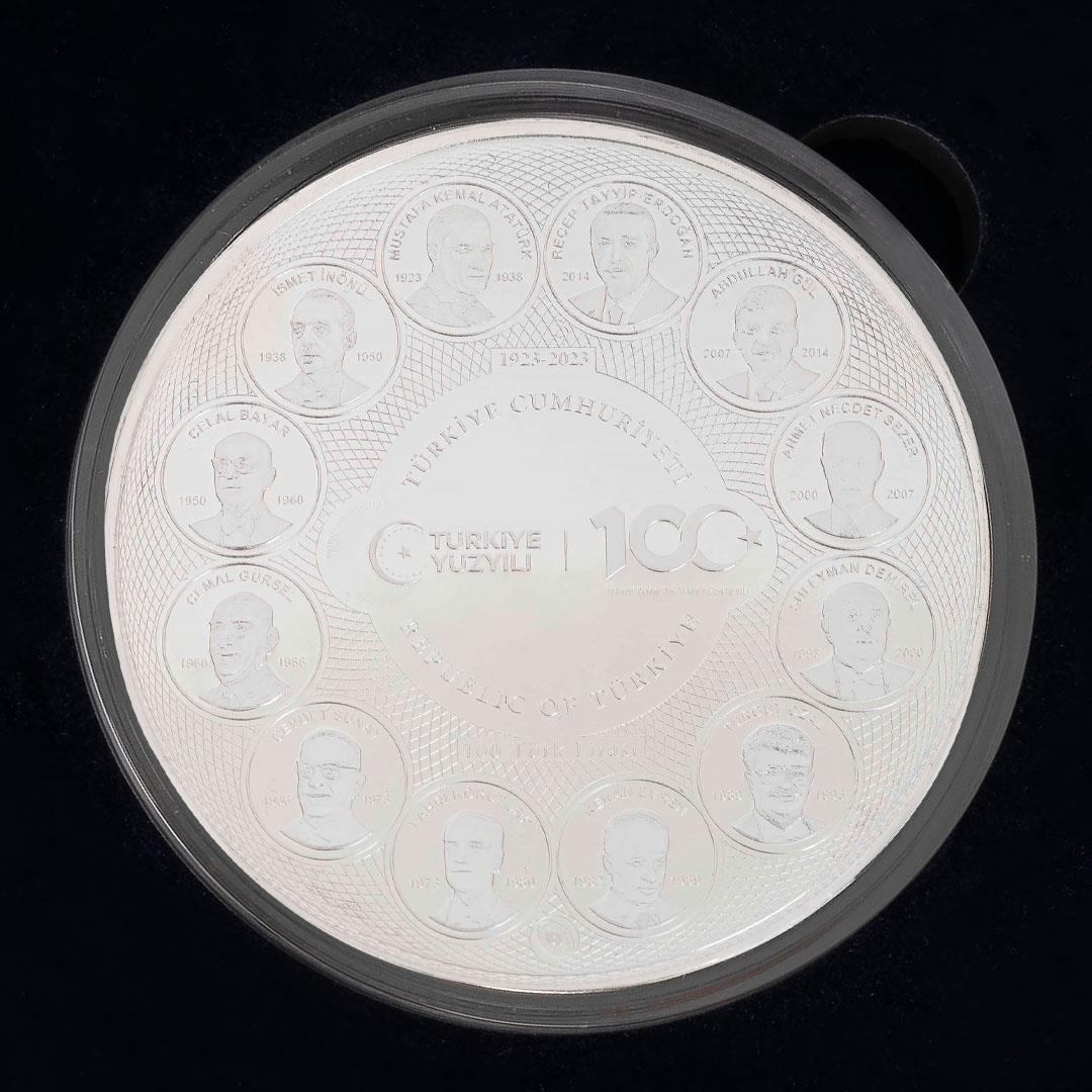 Türkiye Cumhuriyet'inin 100. Yılı Gümüş Hatıra Parası
