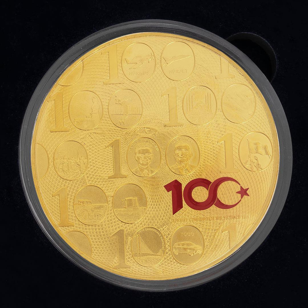 Türkiye Cumhuriyeti'nin 100. Yılı Altın Hatıra Parası