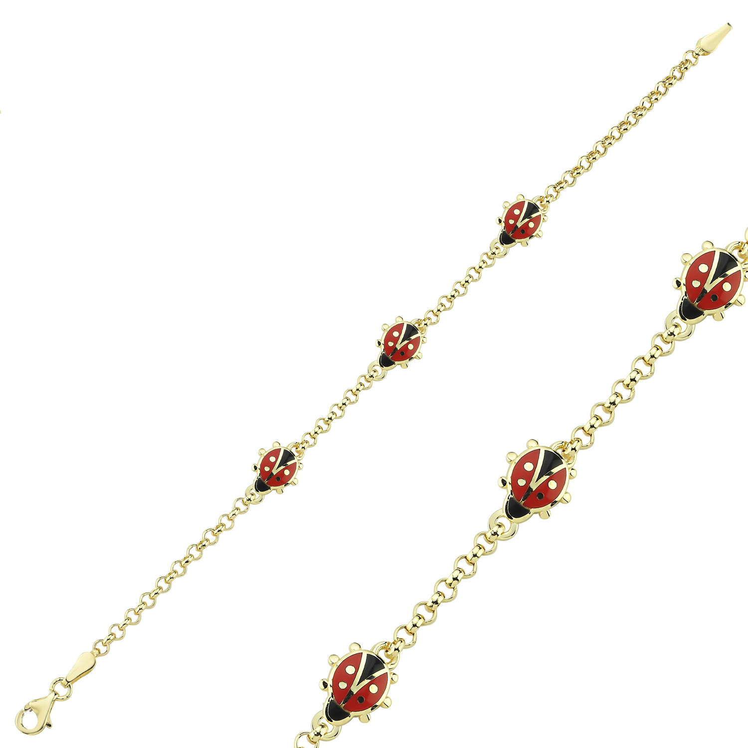 Uğur Böceği Çocuk Bilekliği