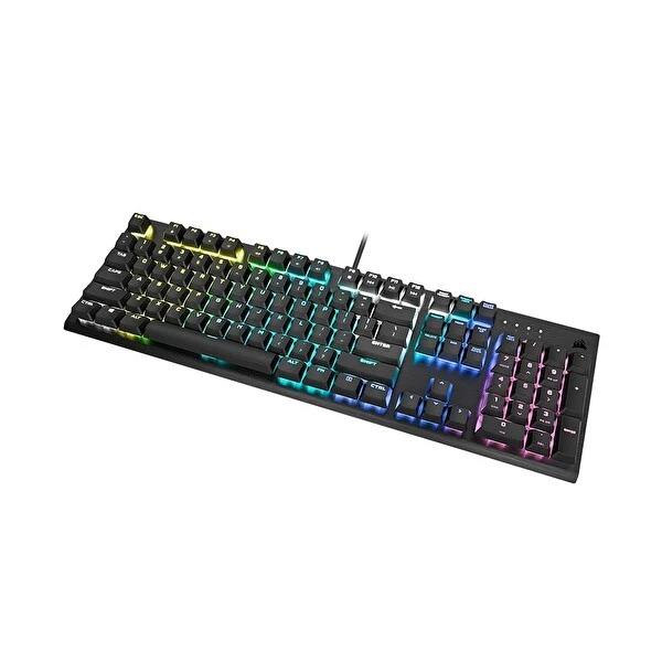 Corsair K60 RGB PRO Cherry MX TR Q Mekanik Kablolu Siyah Gaming Klavye