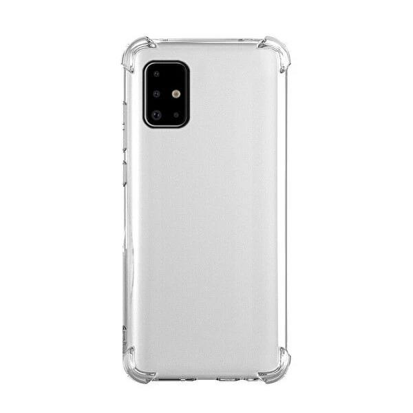 Samsung Galaxy M51 Kılıf Darbe Korumalı Silikon Şeffaf