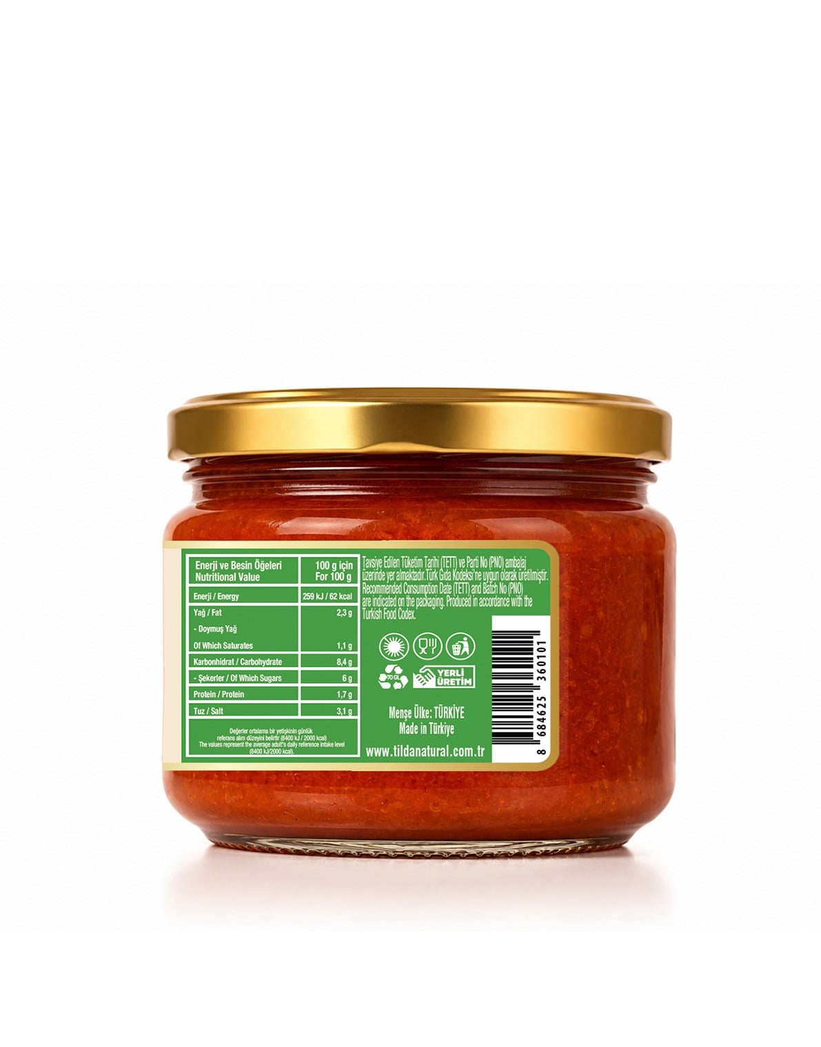 Çanakkale Fesleğenli Domates Sosu – 300 g