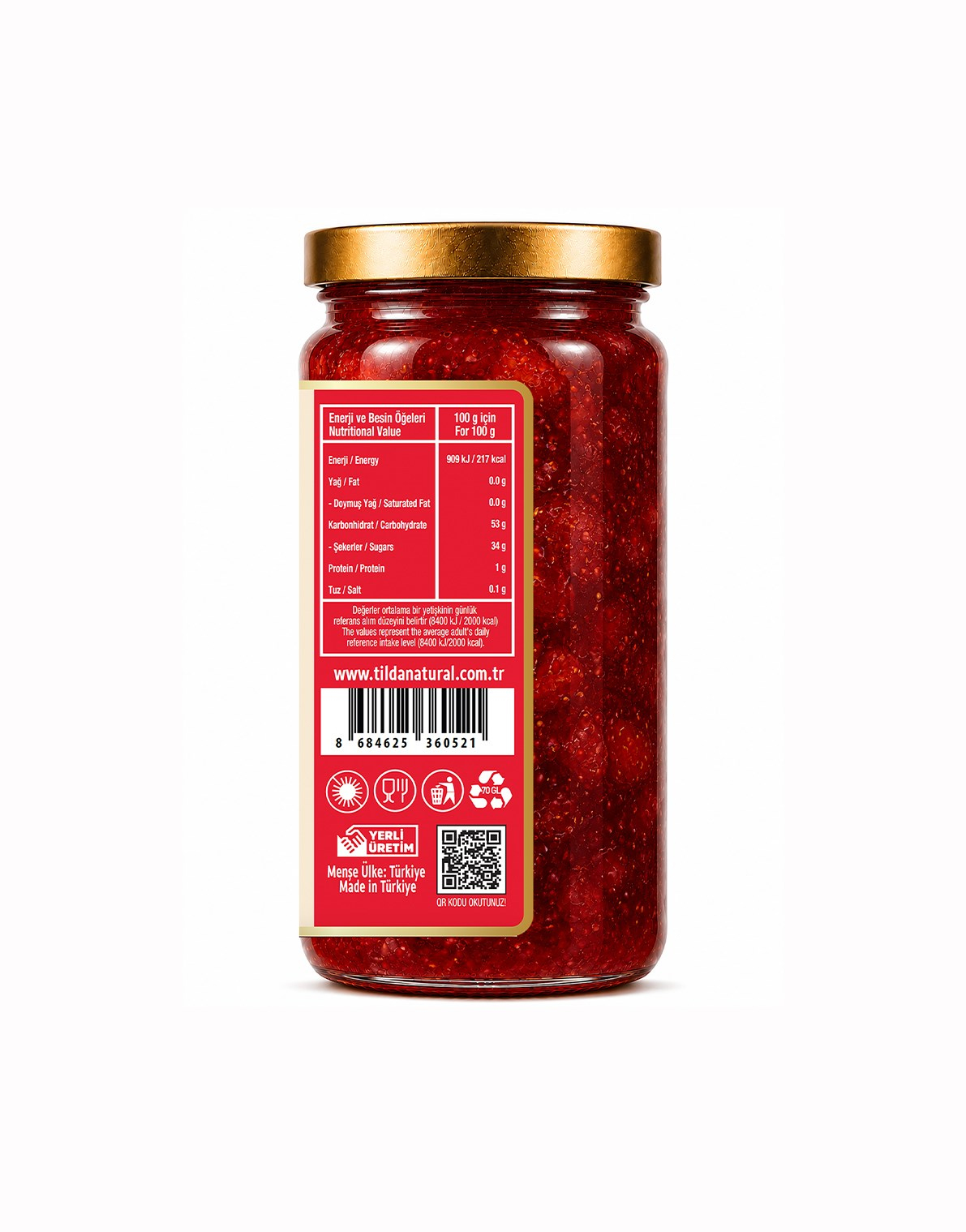 Tilda Çilek Reçeli 290 G