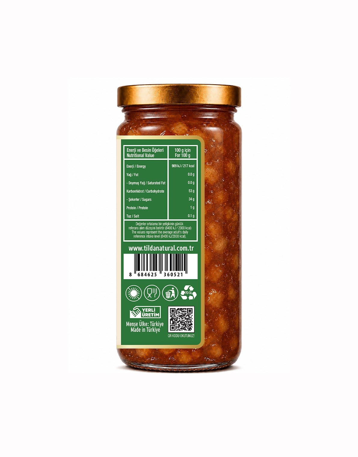 Tilda Elma Reçeli Tarçınlı  290 G