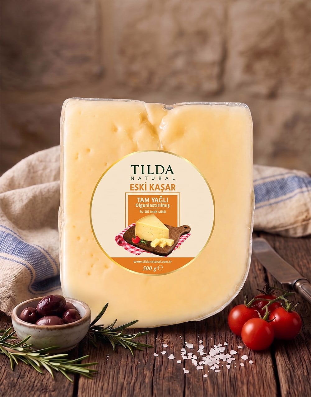 Tilda Eski Kaşar Peyniri 500 G