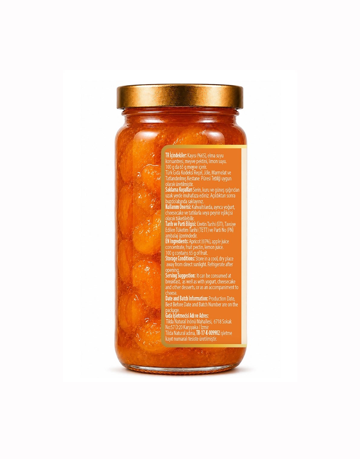 Tilda Kayısı Reçeli 290 G