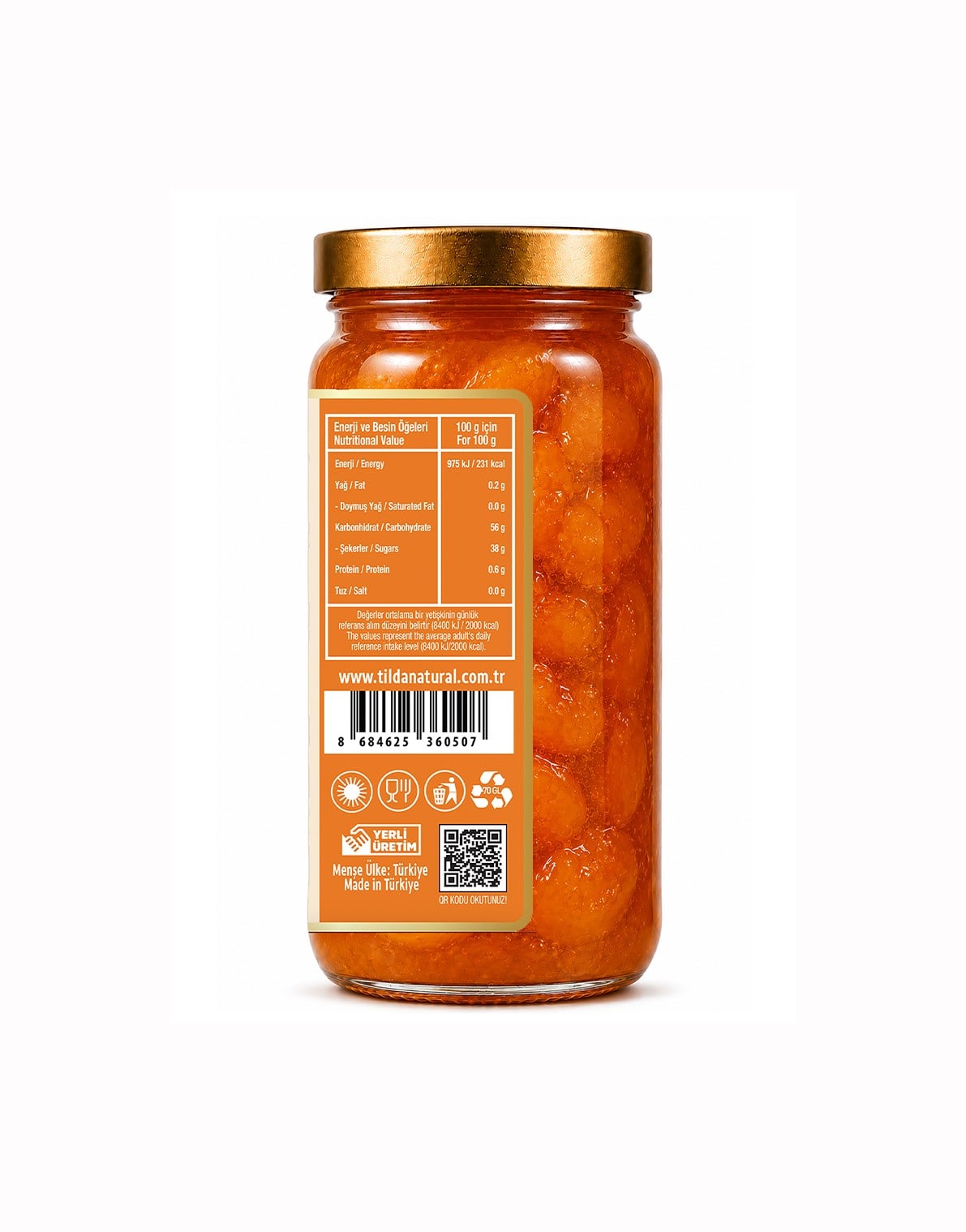 Tilda Kayısı Reçeli 290 G