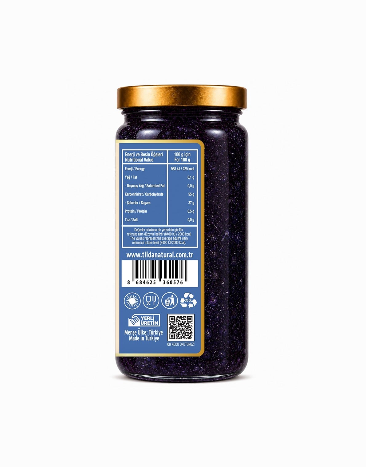 Tilda Yaban Mersini Reçeli 290 G