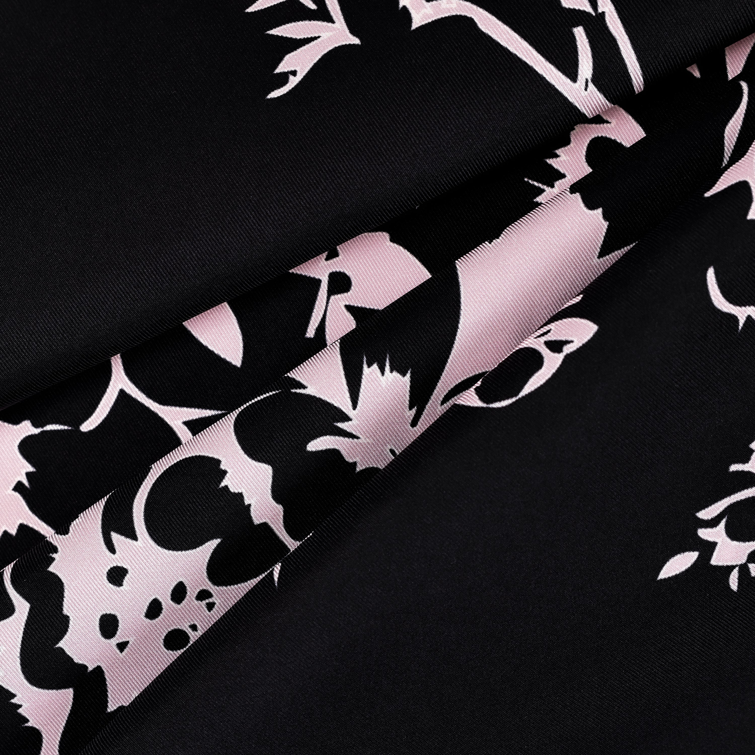 Clove Desen İpek Twill Eşarp
