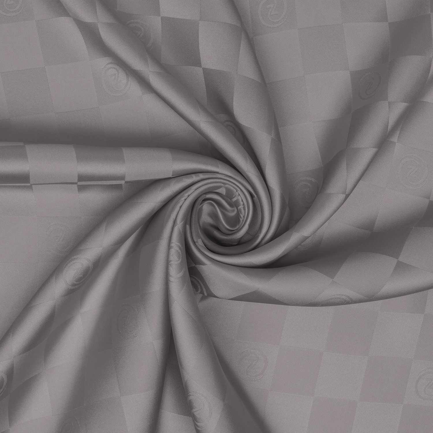 Damalı Jakarlı İpek Twill Eşarp