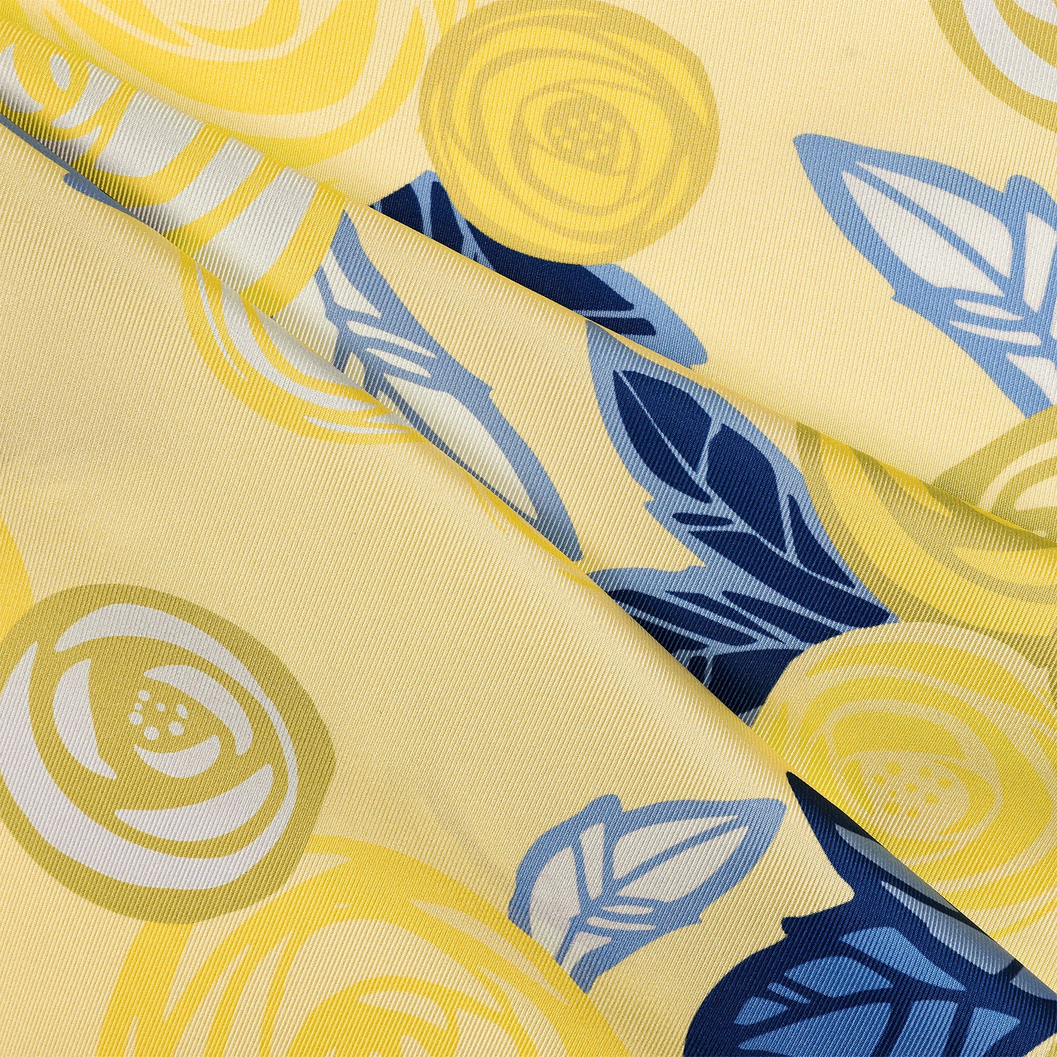 Mermer Vitray Desen Exclusive İpek Twill Eşarp