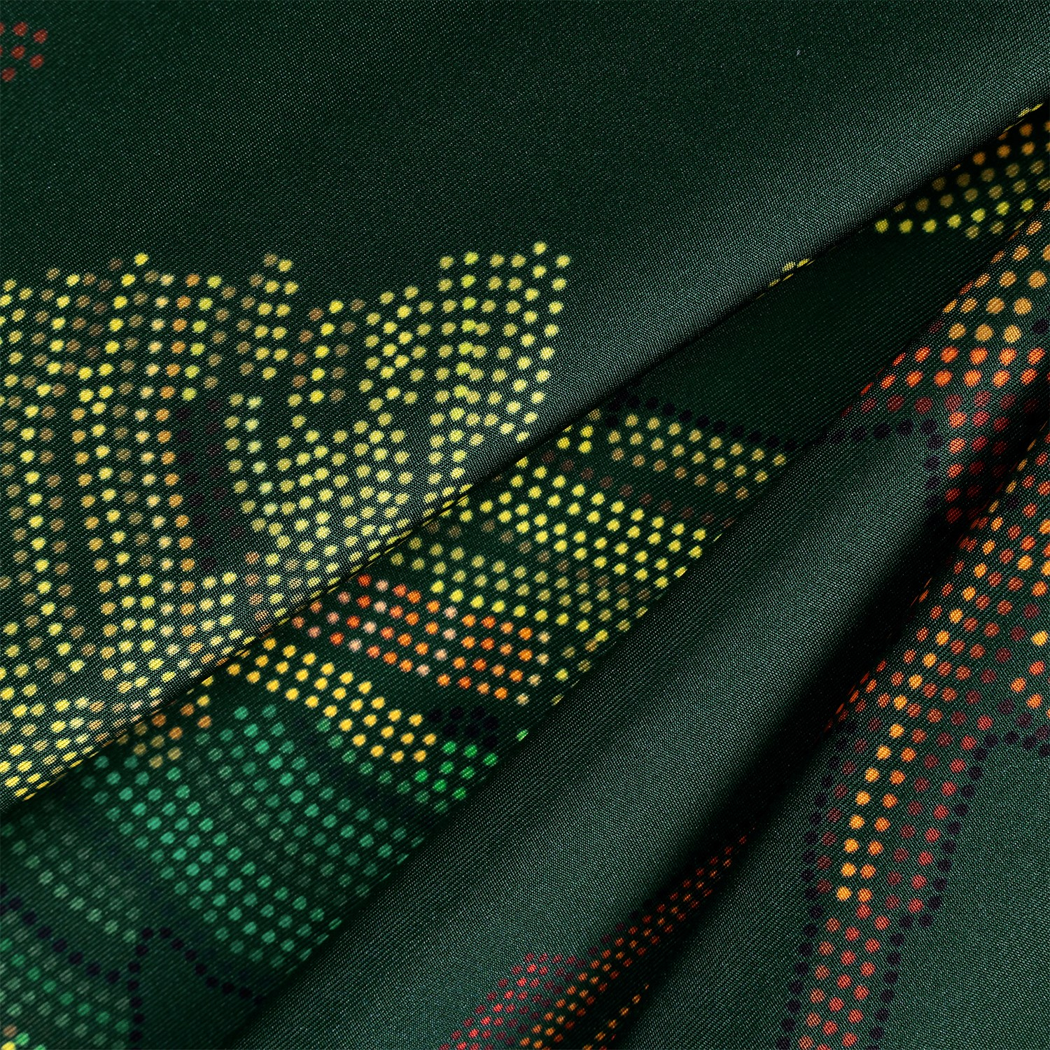Mozaik Palmiye Desen İpek Twill Eşarp