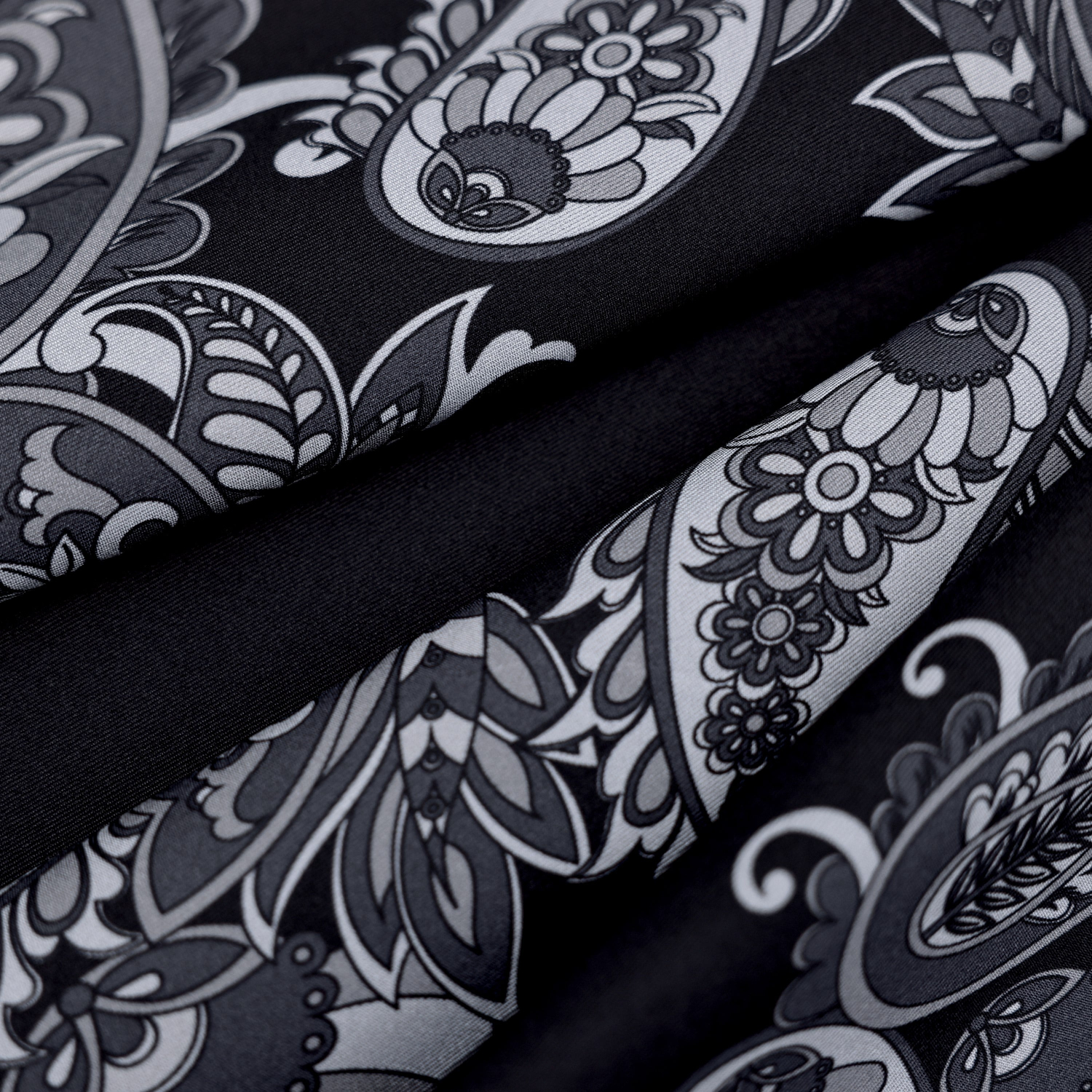 Shawl Desen İpek Twill Eşarp