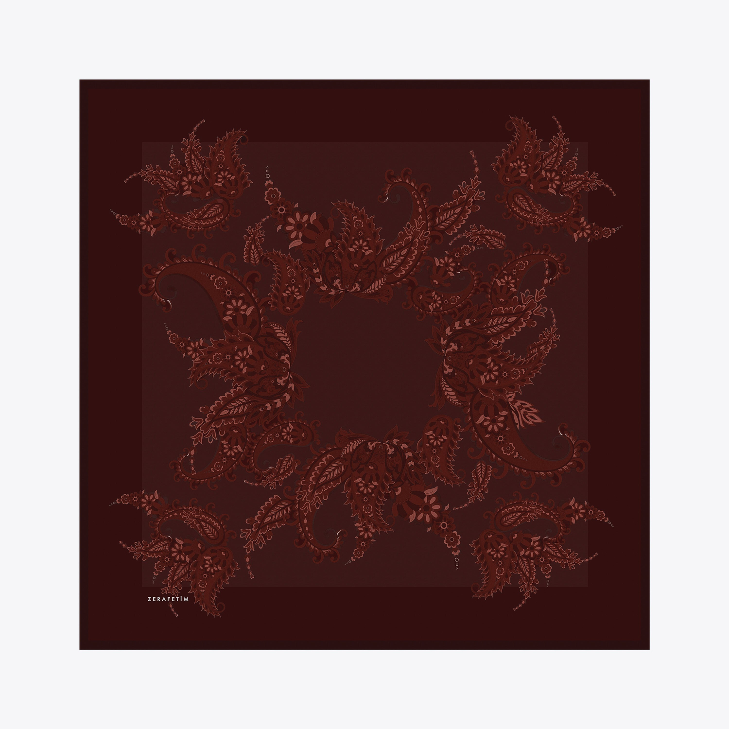 Shawl Desen İpek Twill Eşarp