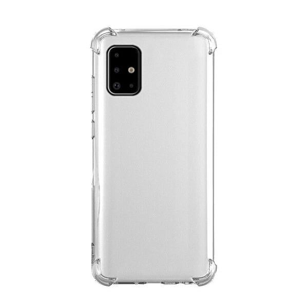 Samsung Galaxy M51 Kılıf Darbe Korumalı Silikon Şeffaf