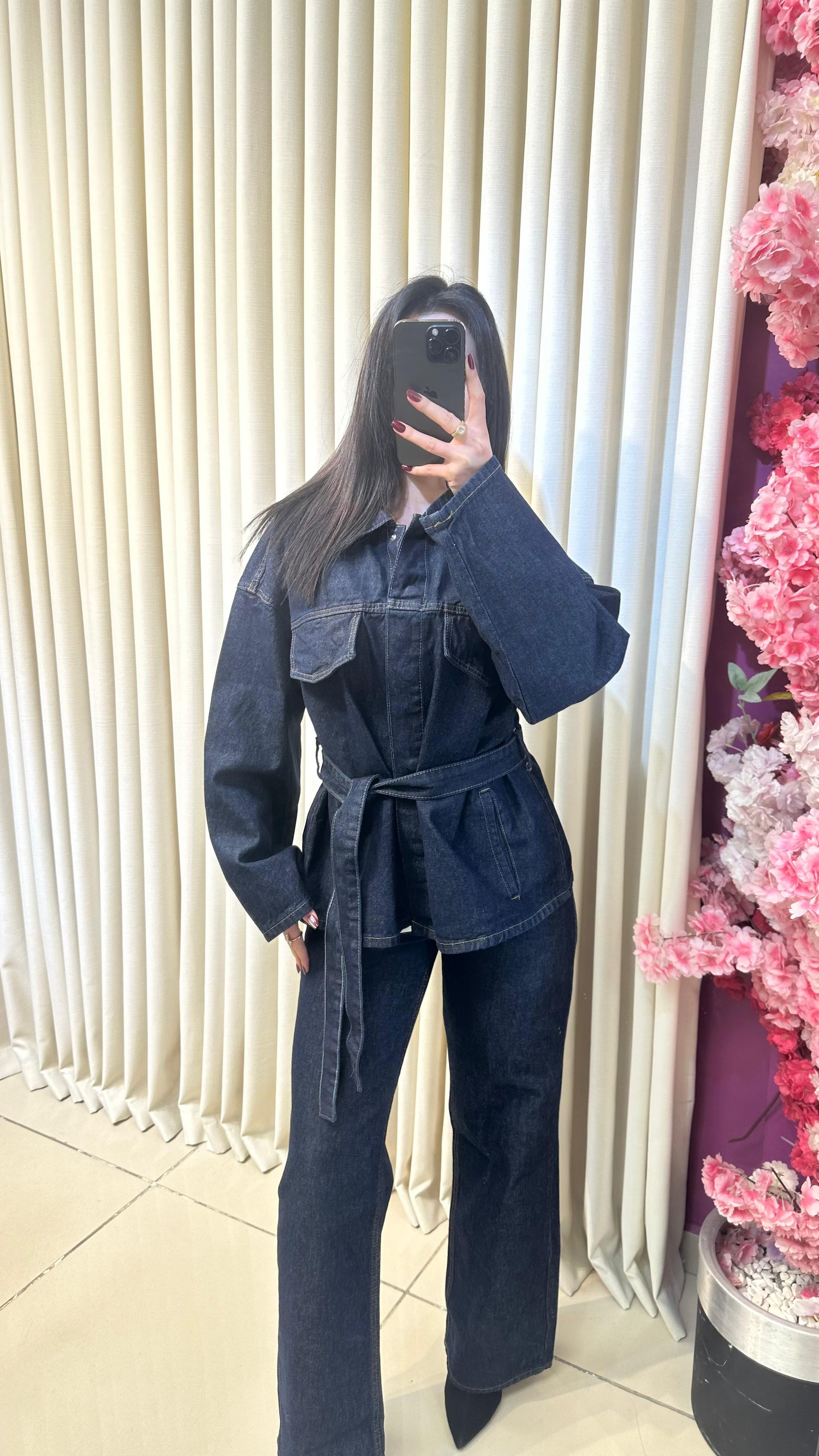ÇITÇITLI DENIM CEKET
