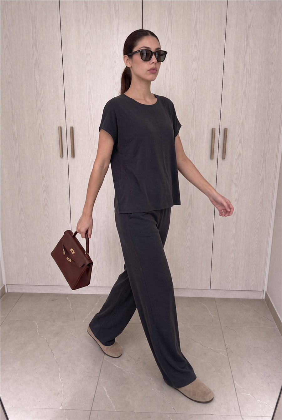 Arden Rahat Kesim Takım Siyah