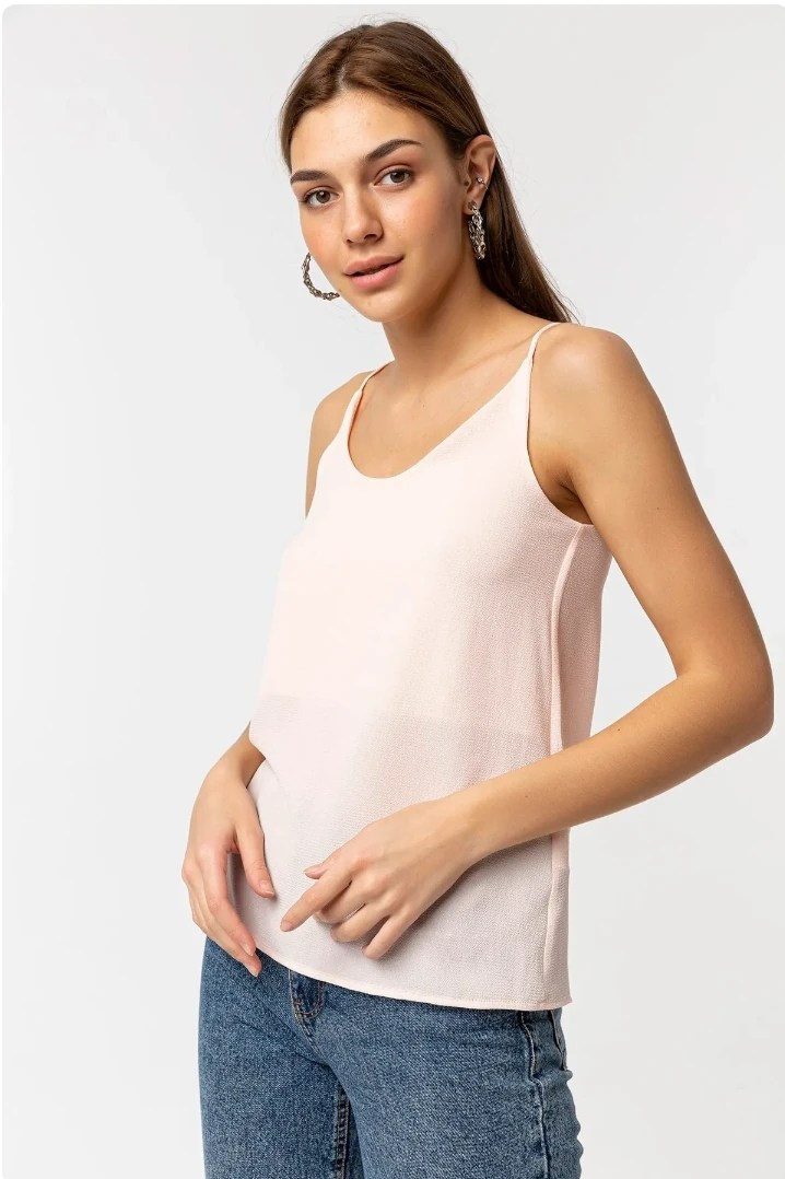 Askılı Bluz Pembe