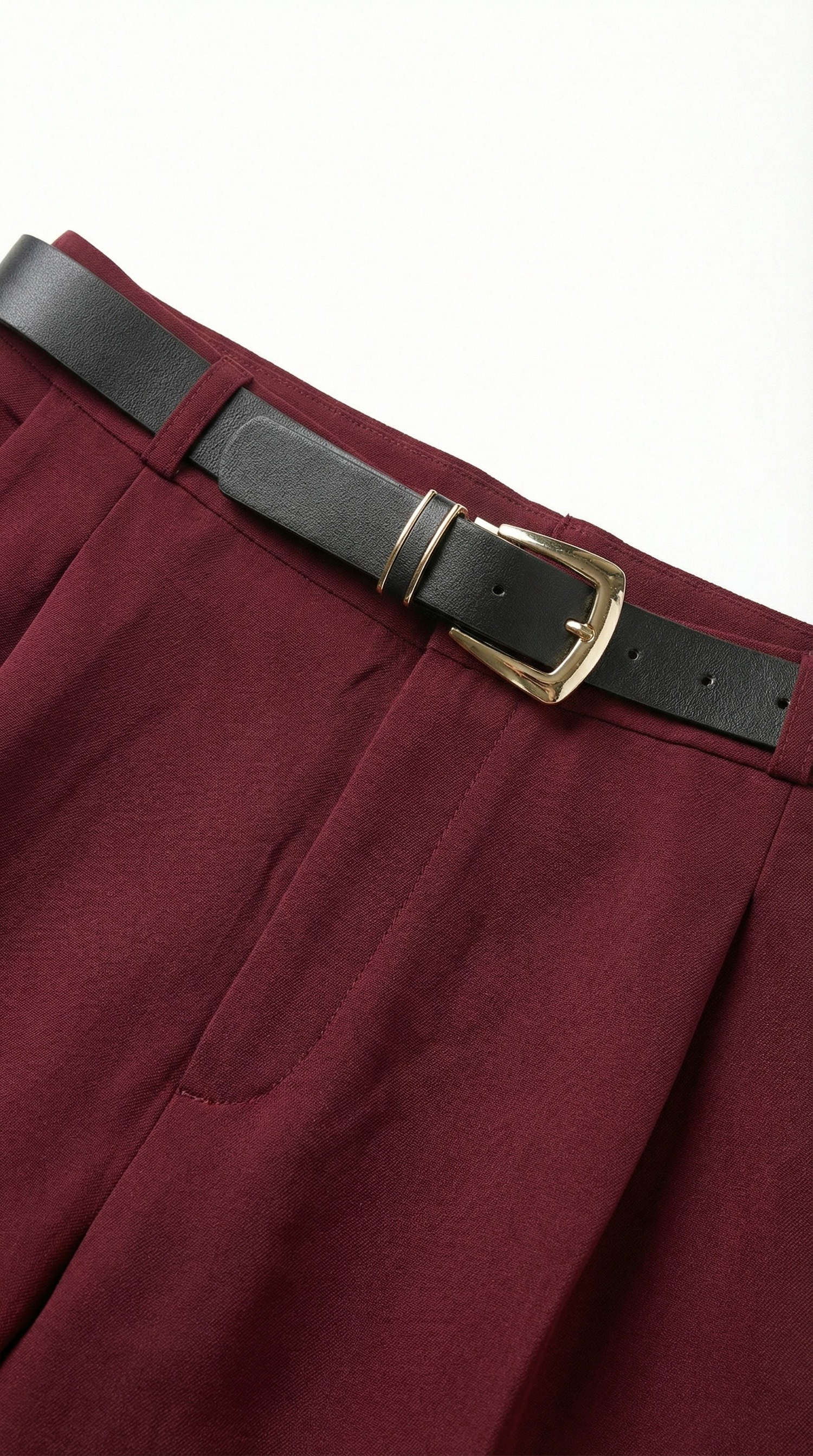 Cigarette Pantolon - Bordo