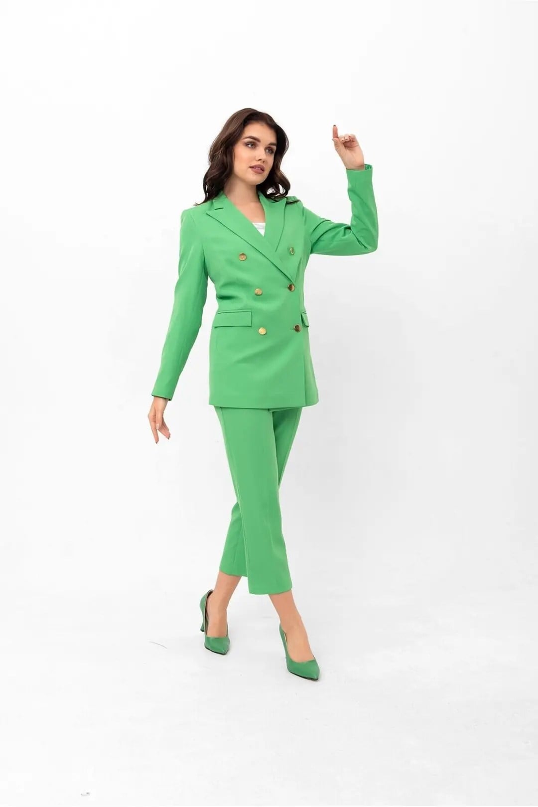Düğme Detaylı Blazer Ceket