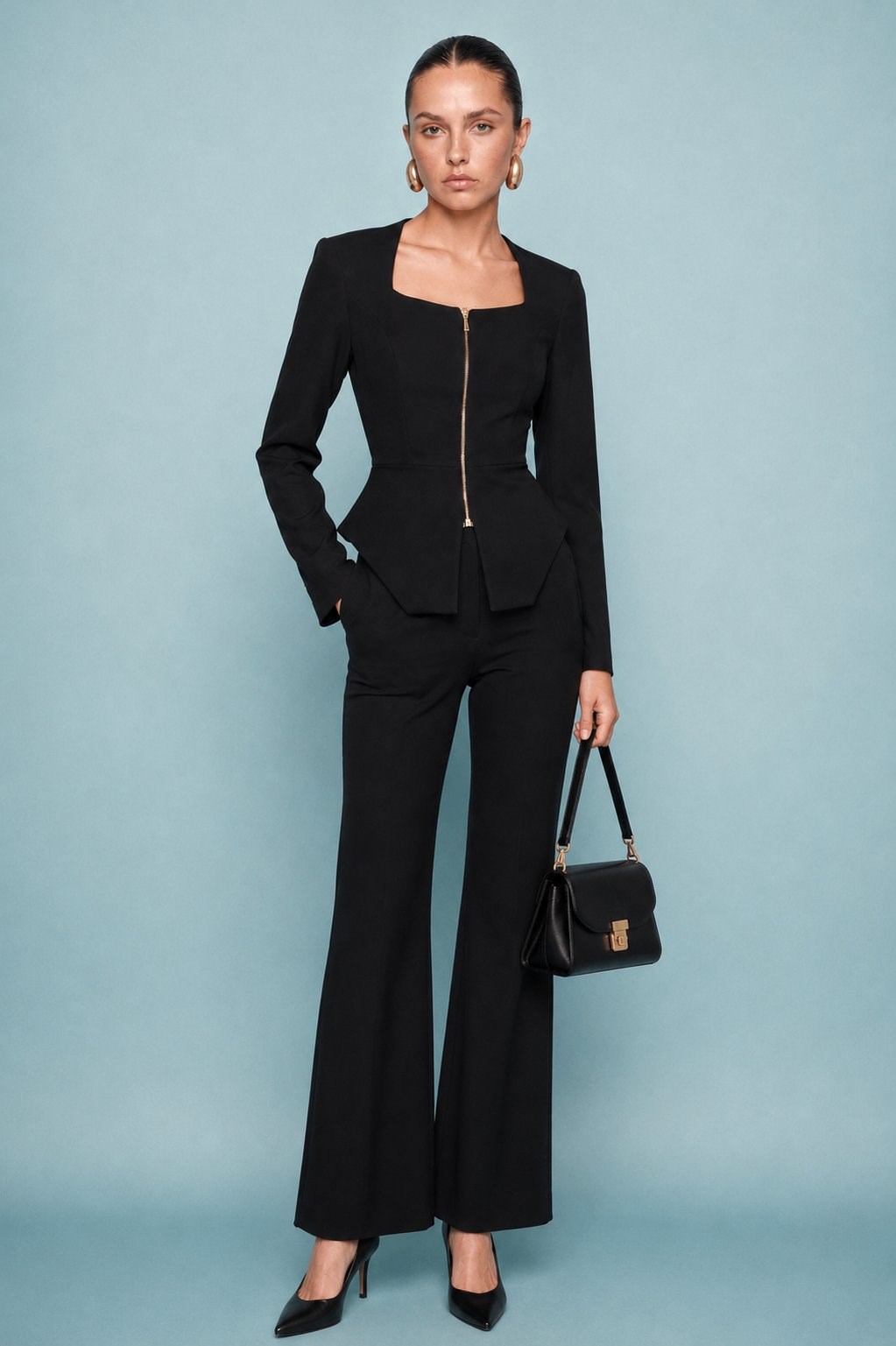 Eliza Tailored Suit Siyah