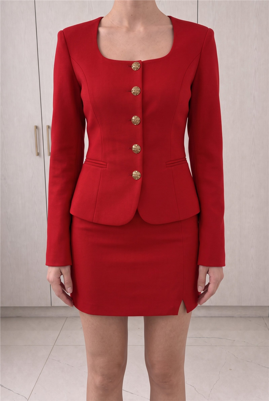Eva Button Suit