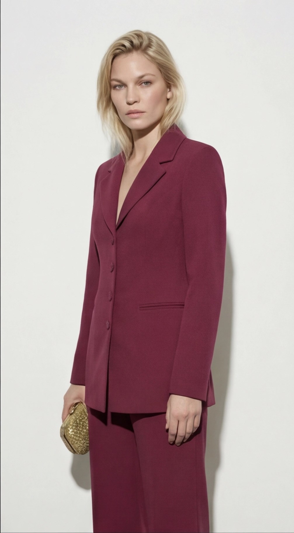 Gina Sculpt Takım Bordo
