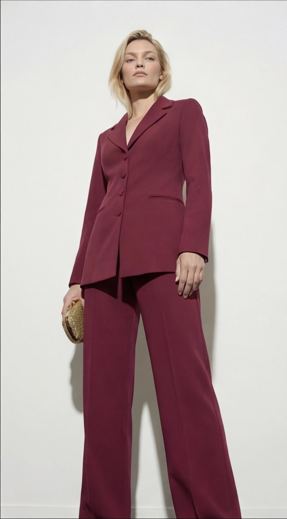 Gina Sculpt Takım Bordo