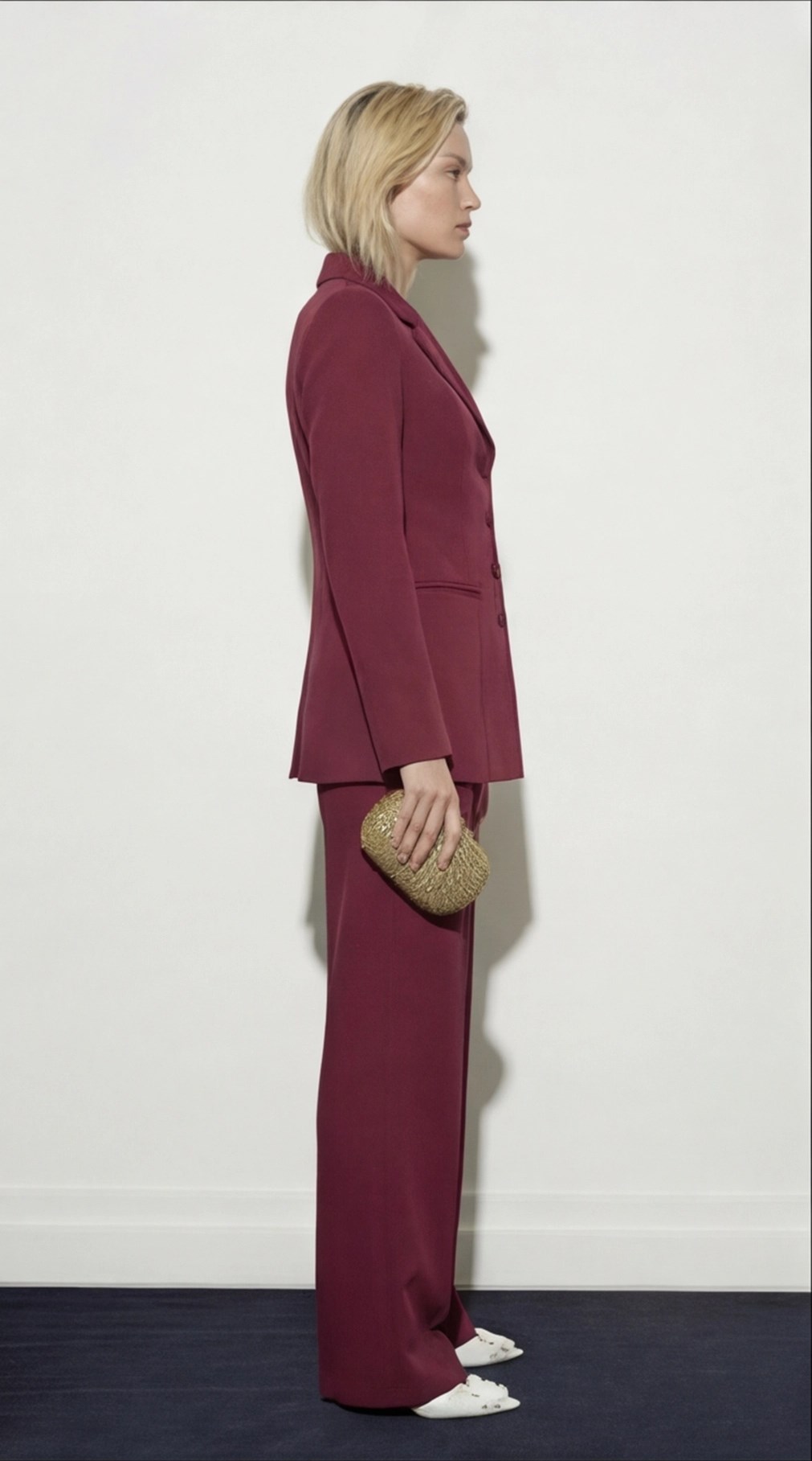 Gina Sculpt Takım Bordo
