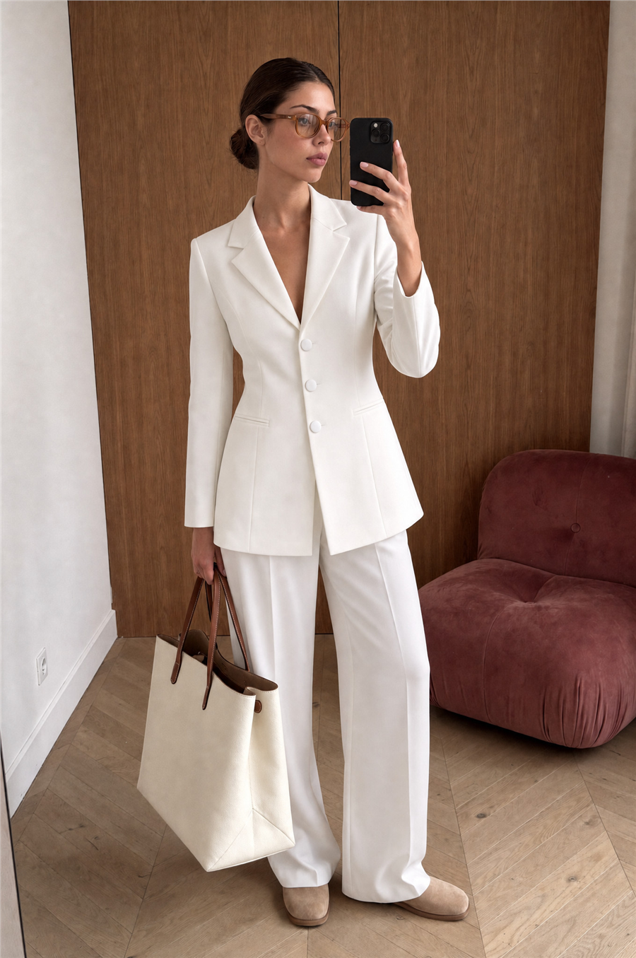 Gina Sculpt Takım Ekru