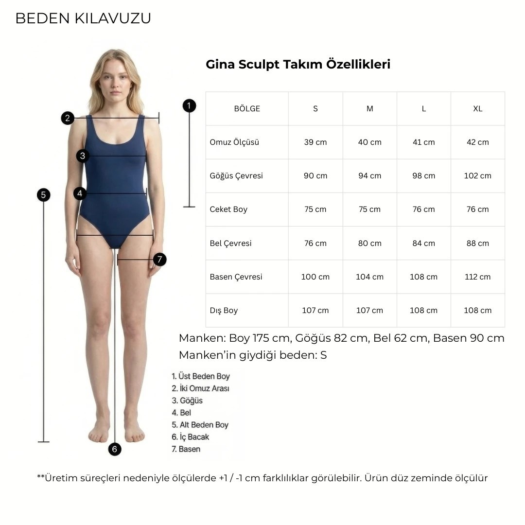 Gina Sculpt Takım Kırmızı