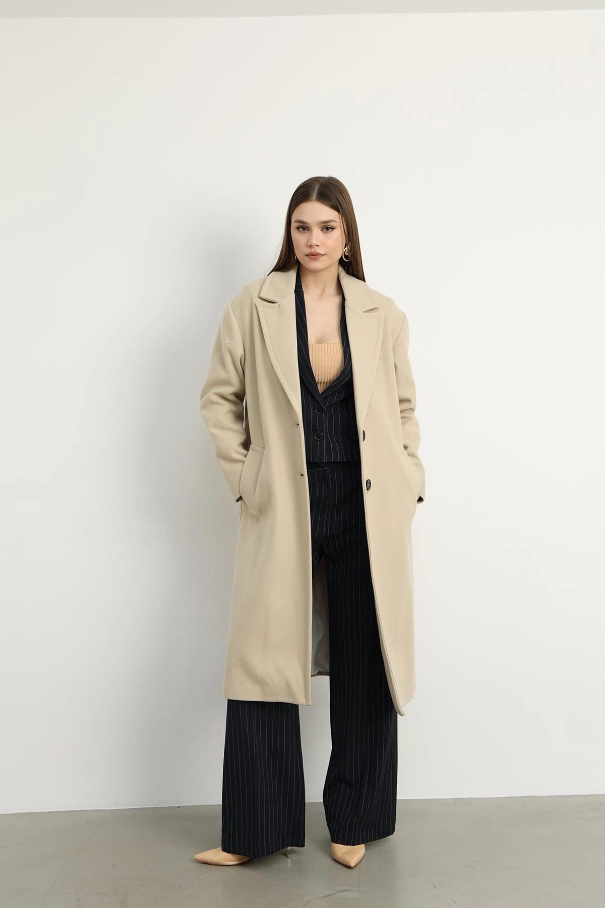 Grace Oversize Kaban Bej