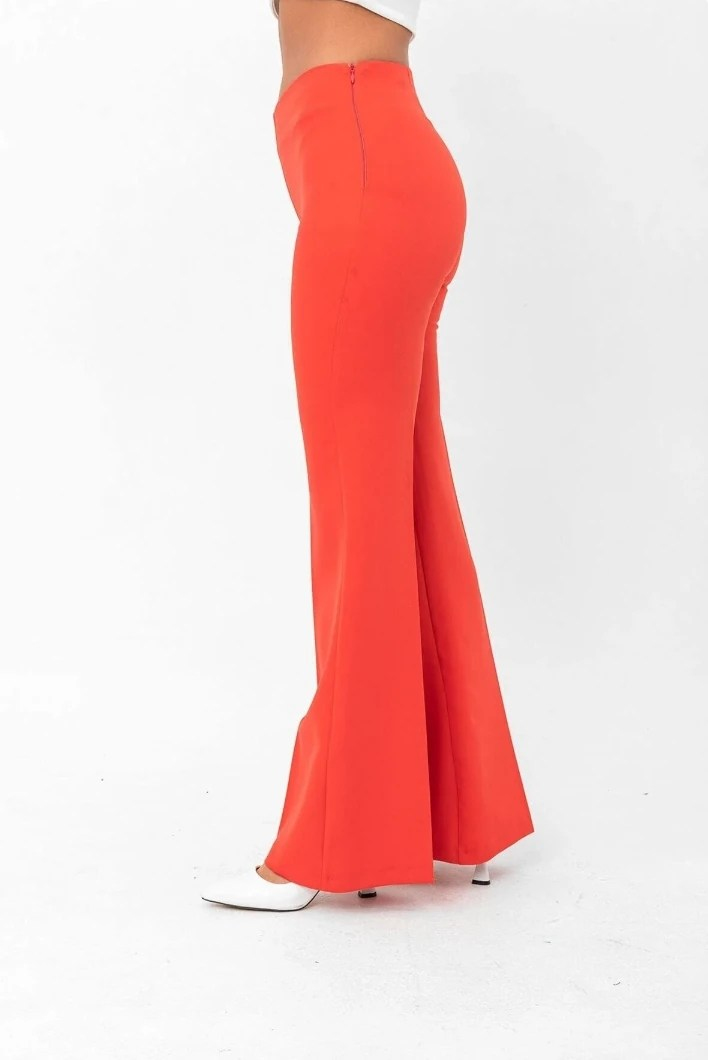 Ispanyol Paça Pantolon Oranj