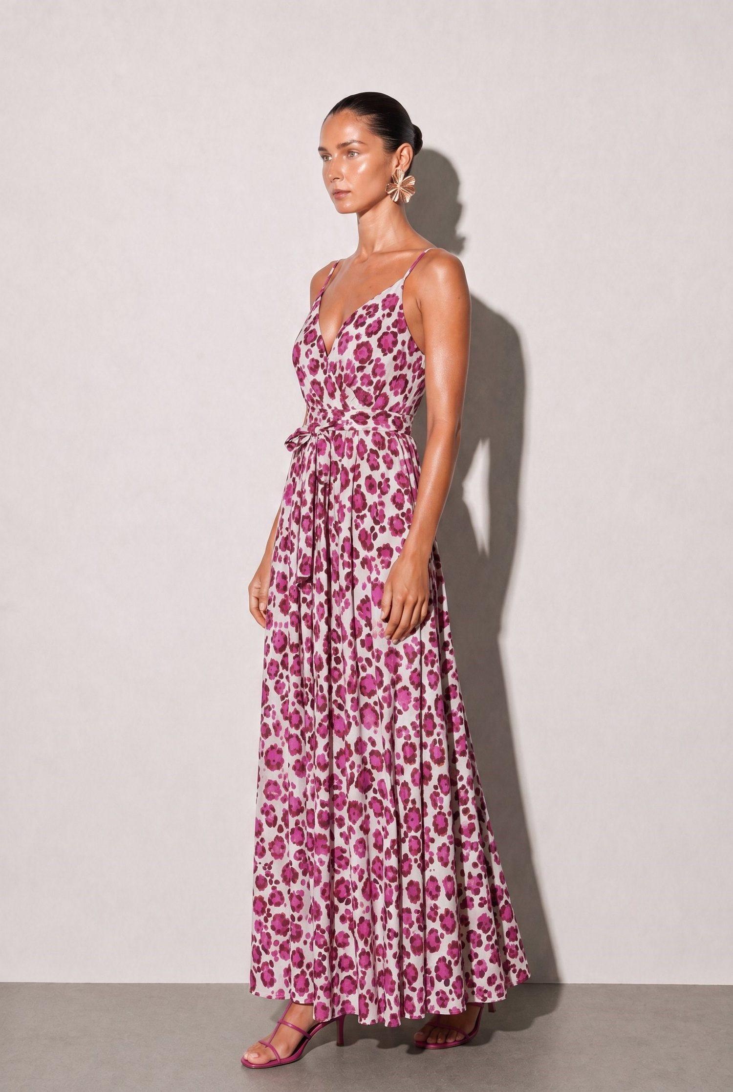 Kate Askılı Maxi Elbise Floral