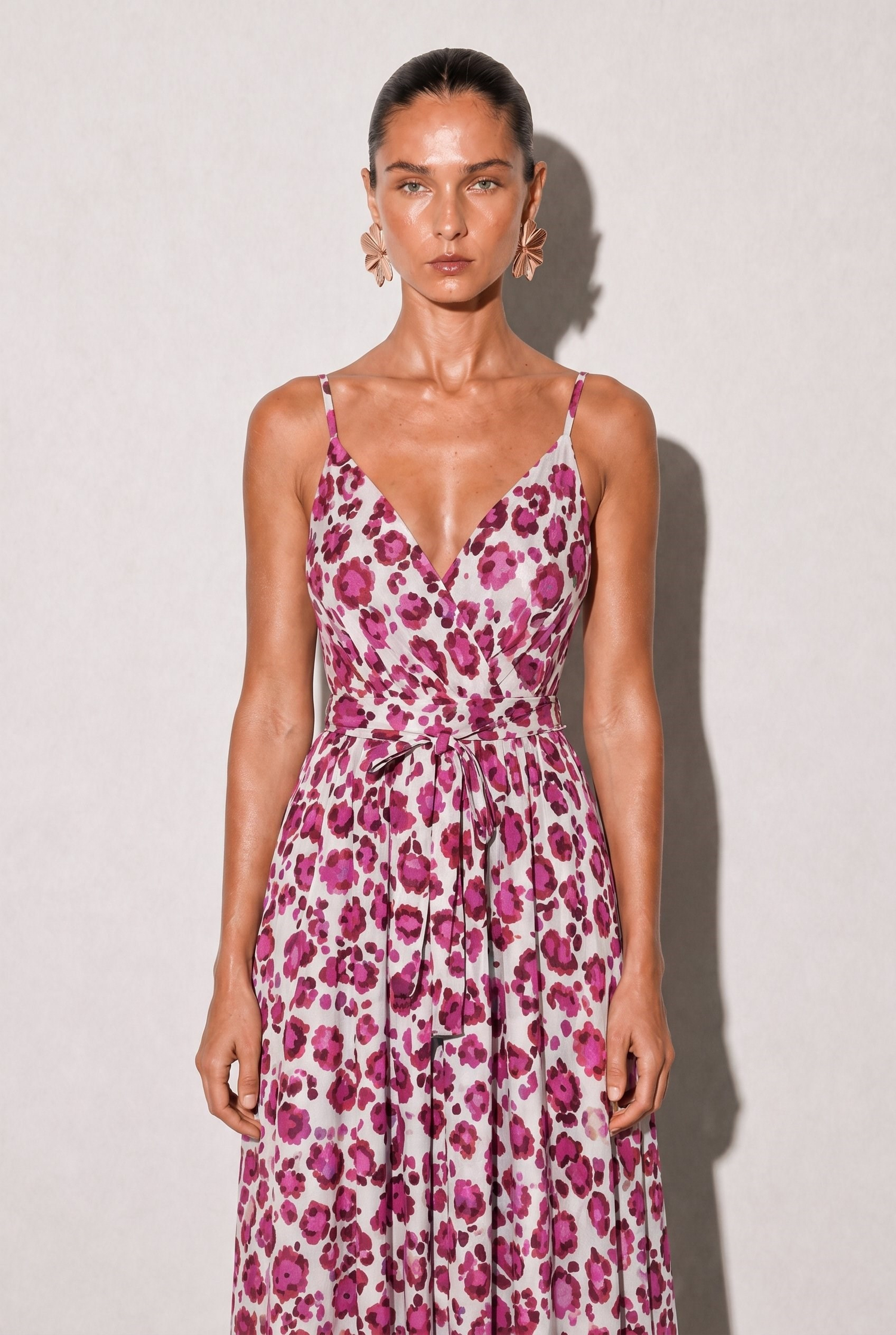 Kate Askılı Maxi Elbise Floral